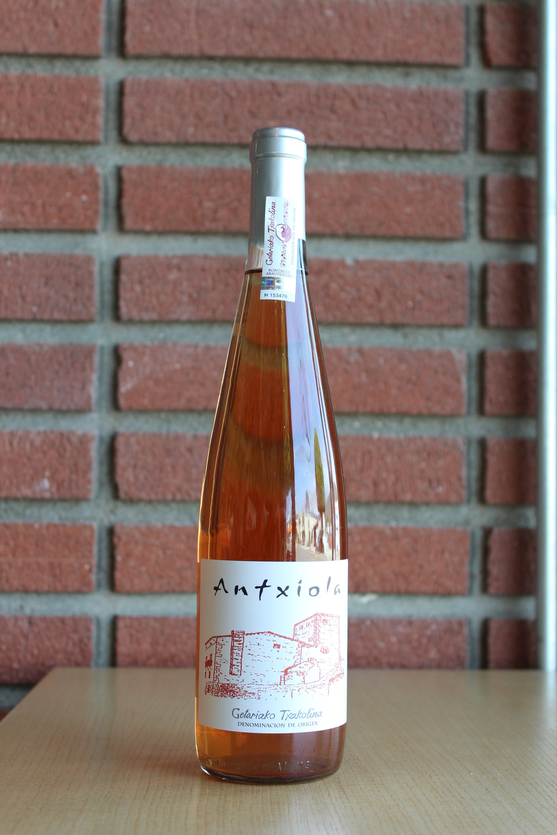 Bodegas Zudugarai “Antxiola” Txakolina Rosé Bottle