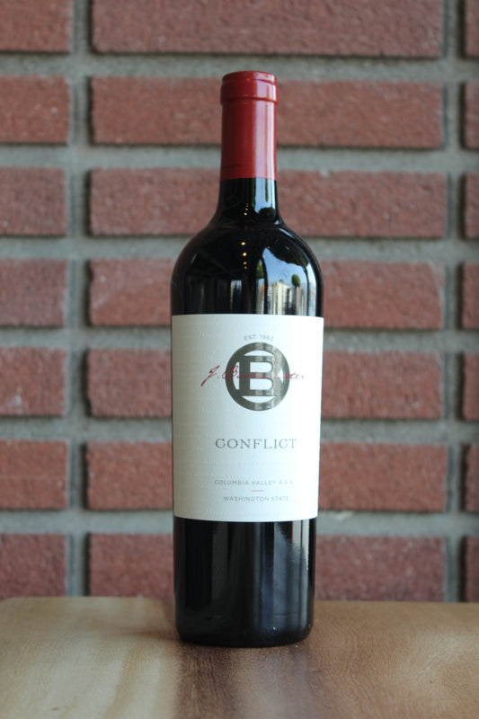 J Bookwalter "Conflict" Red Blend 2020 Bottle Shot