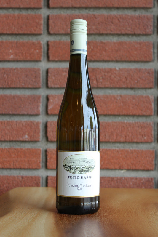 fritz haag estate riesling trocken 2022 bottle shot