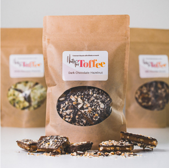 Nuts for Toffee Gourmet Toffee 4 oz Bags