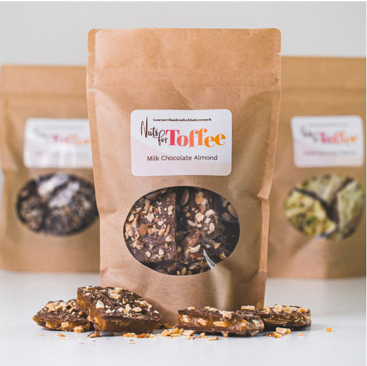 Nuts for Toffee Gourmet Toffee 4 oz Bags