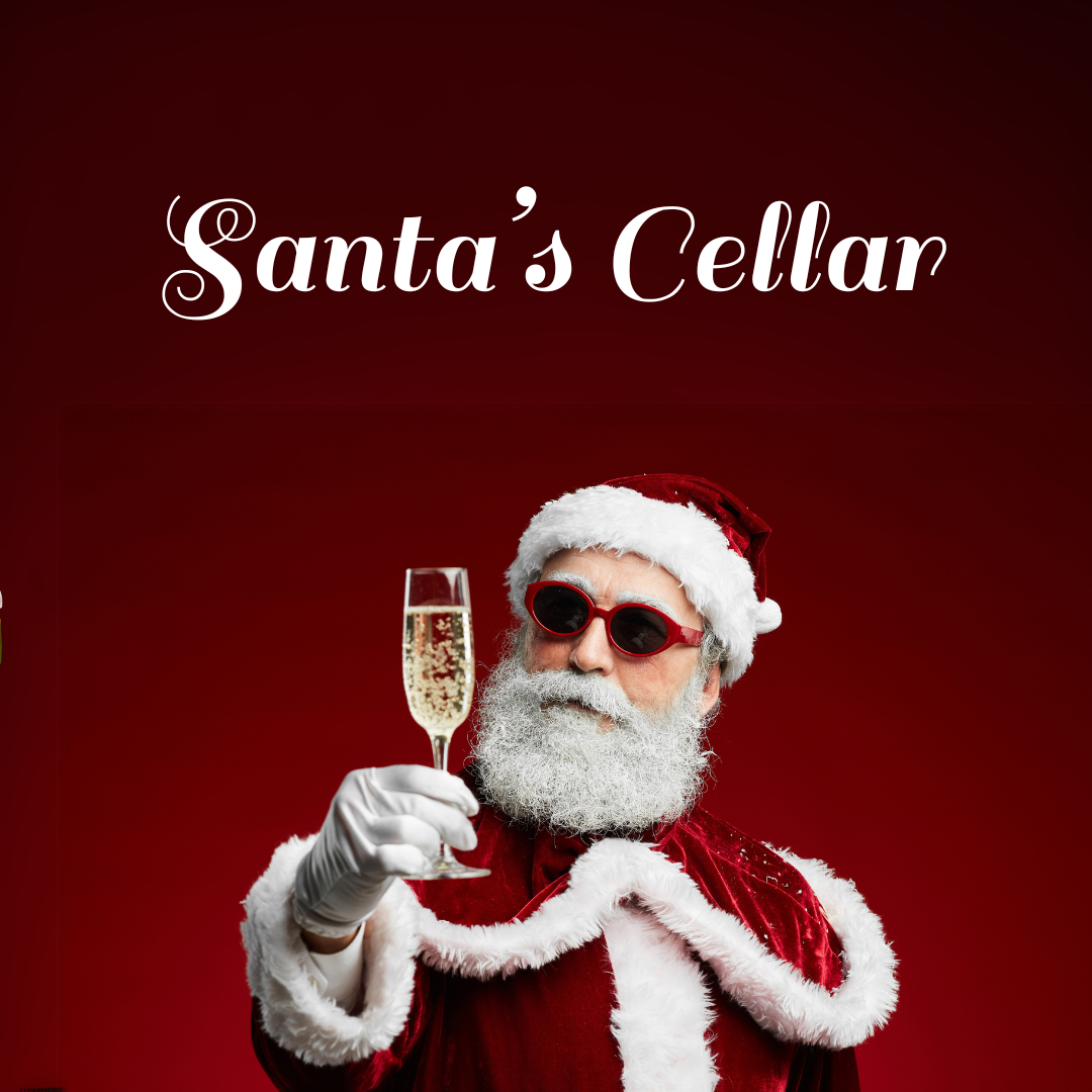 Santa with champagne - wines to indulge in